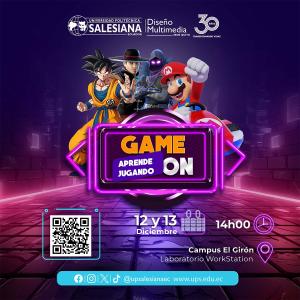 Afiche del Concurso: Game On - Aprende Jugando